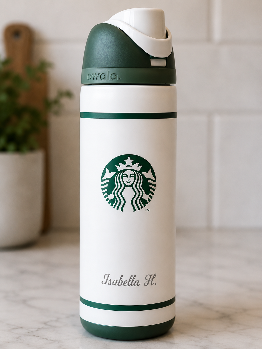 Engraved Starbucks Owala