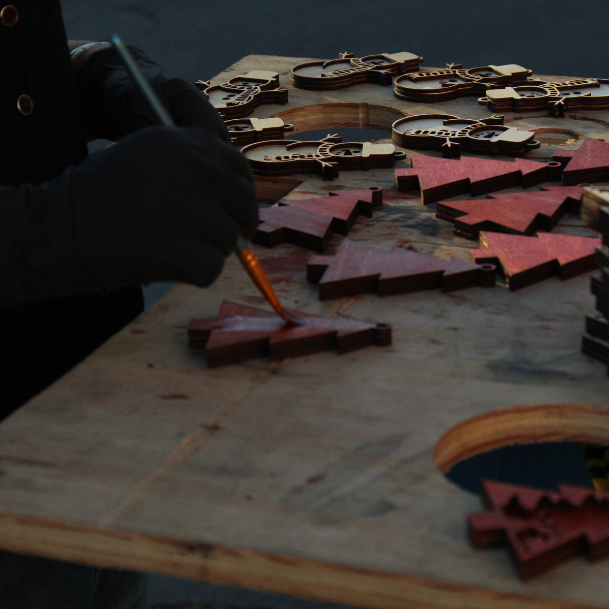 Laser Cut Layered Ornaments