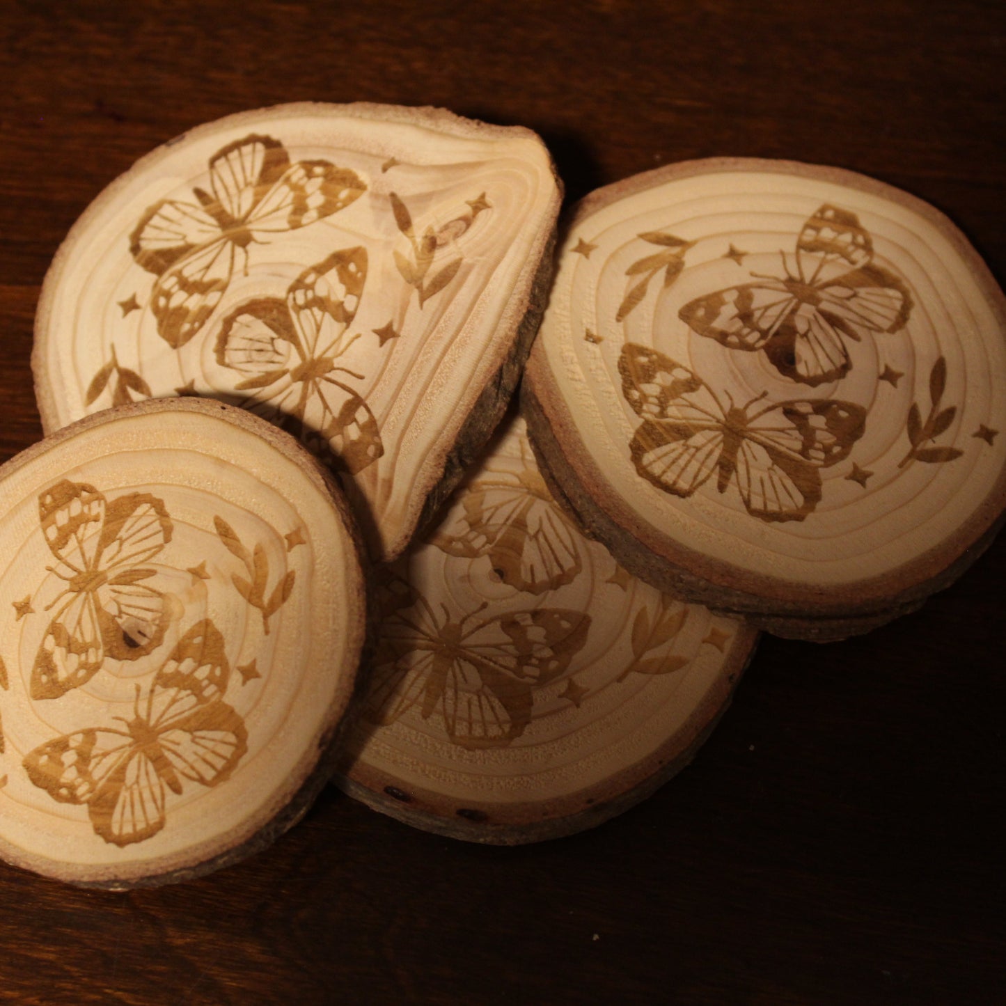 Natural Wooden Coasters