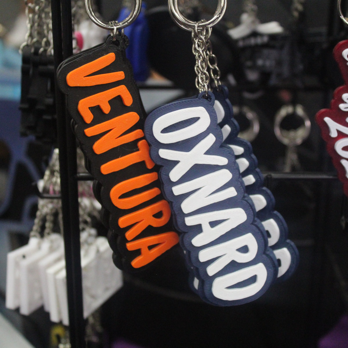 Southern Cali Keychain Tags