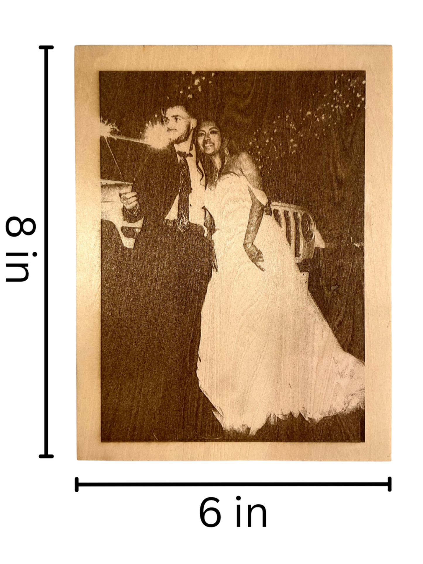 Personalized Laser Engraved Photo