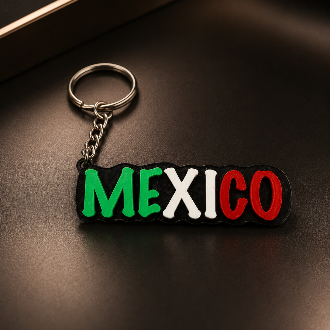 Mexico Keychain Tags