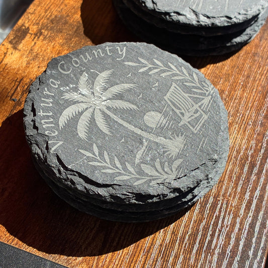 Southern Cali Stone Coaster Set