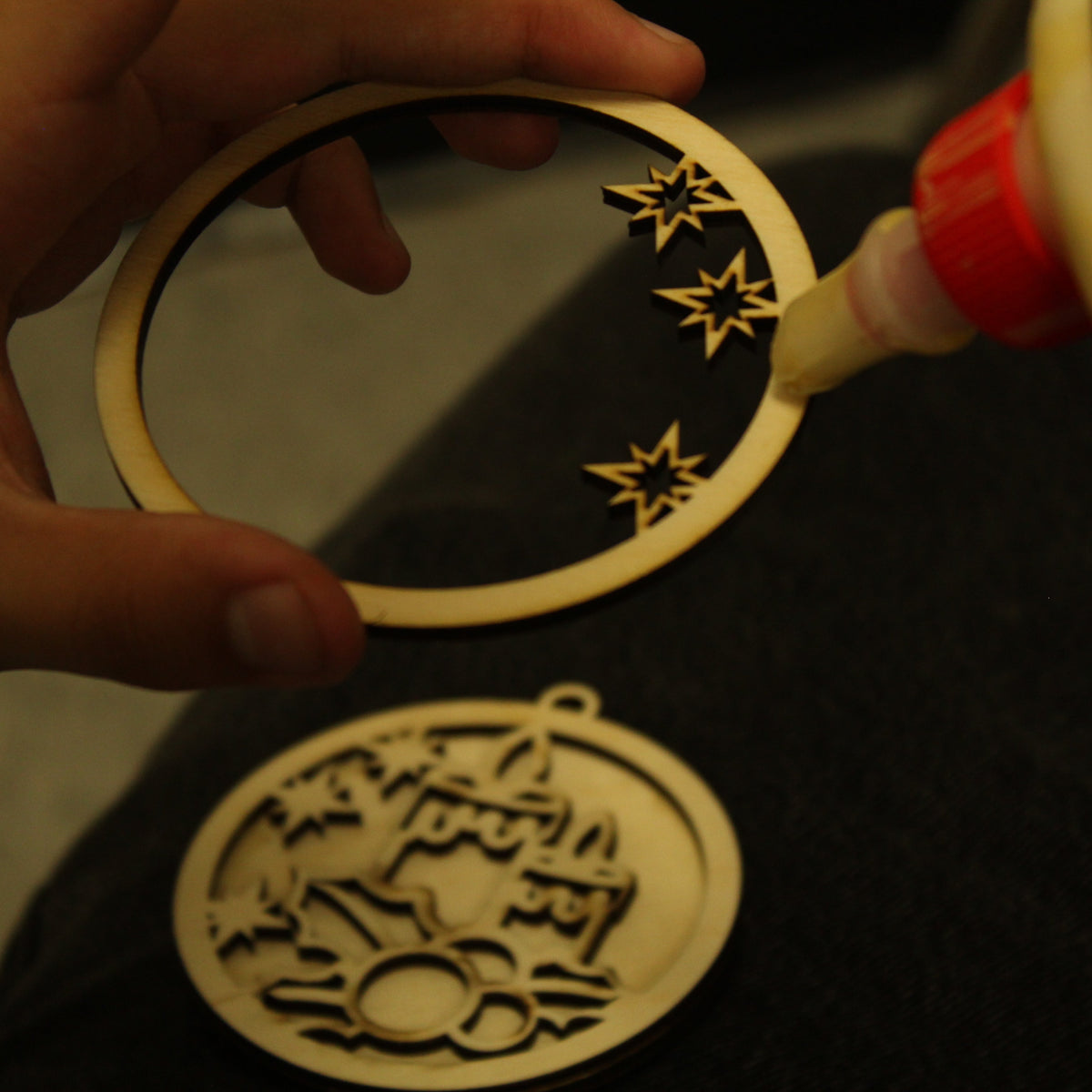 Laser Cut Layered Ornaments