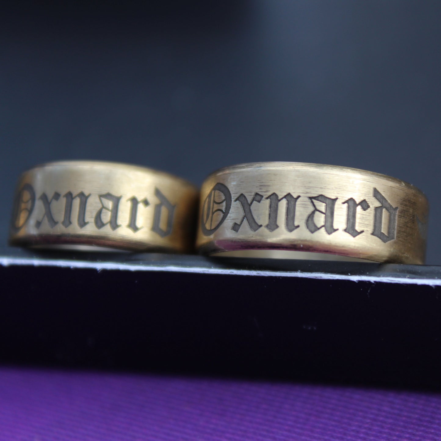 Engraved Southern Cali Rings