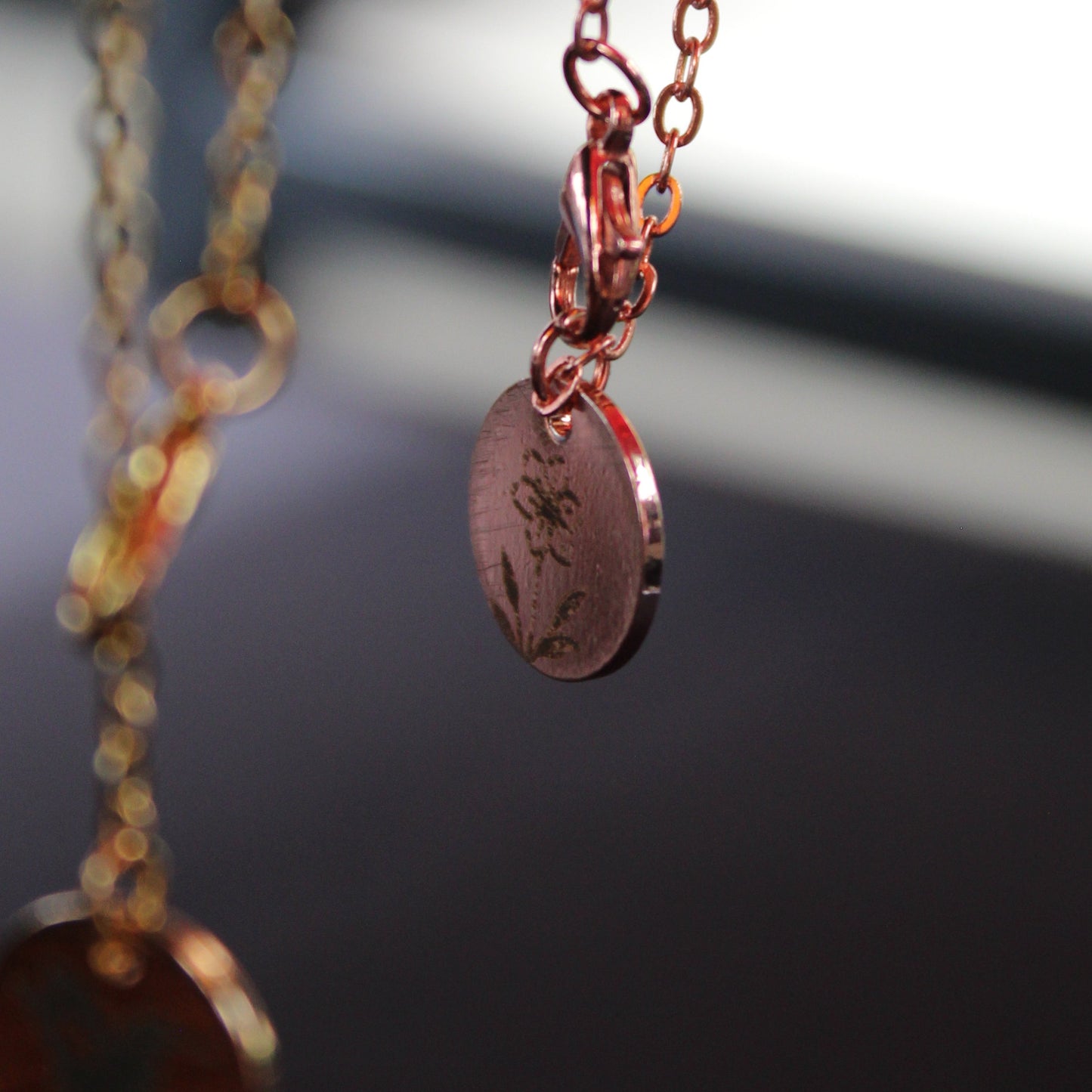 Engraved Pendant Bracelets