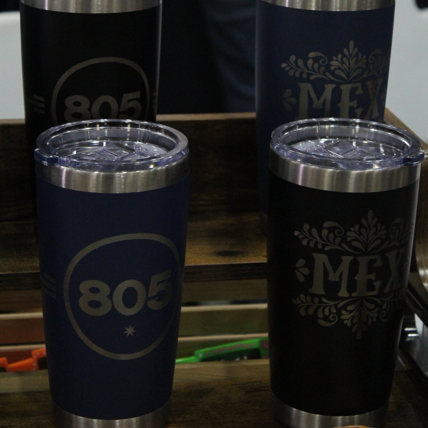 Southern Cali Engraved Stainless Steel Tumblers