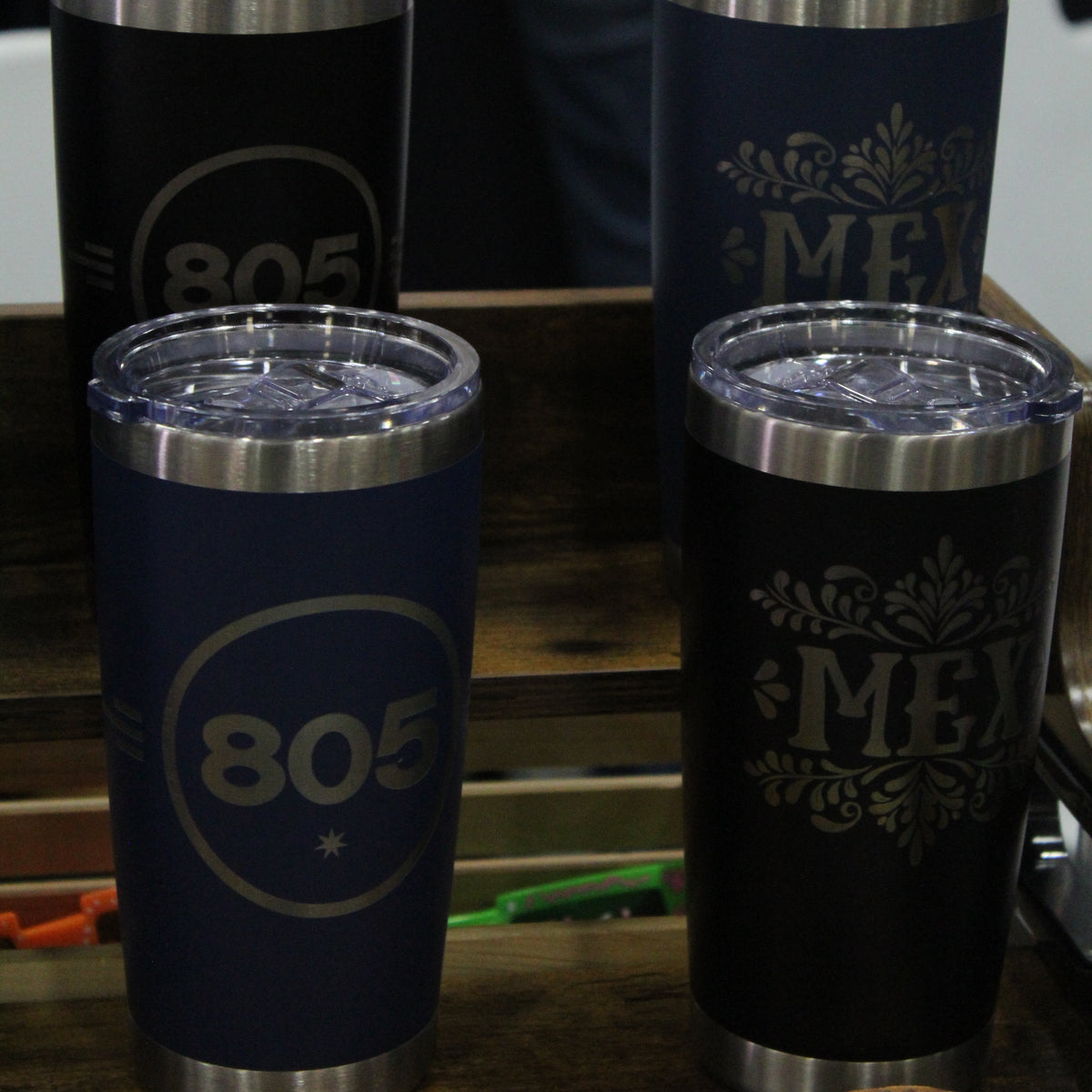 Southern Cali Engraved Stainless Steel Tumblers