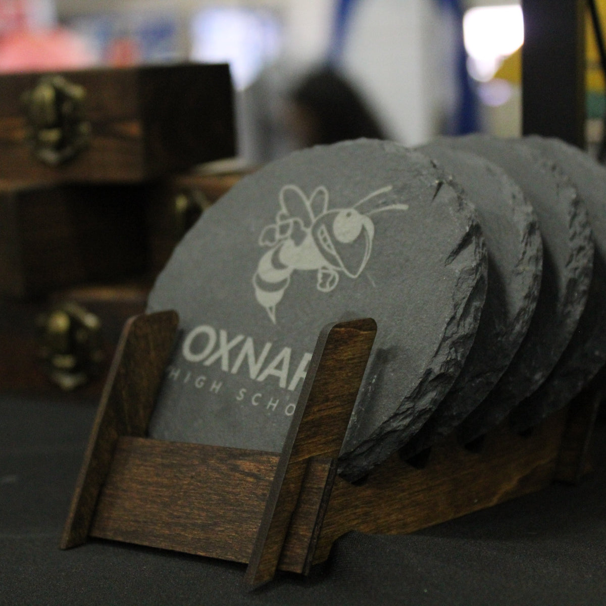 Oxnard High Stone Coaster Set