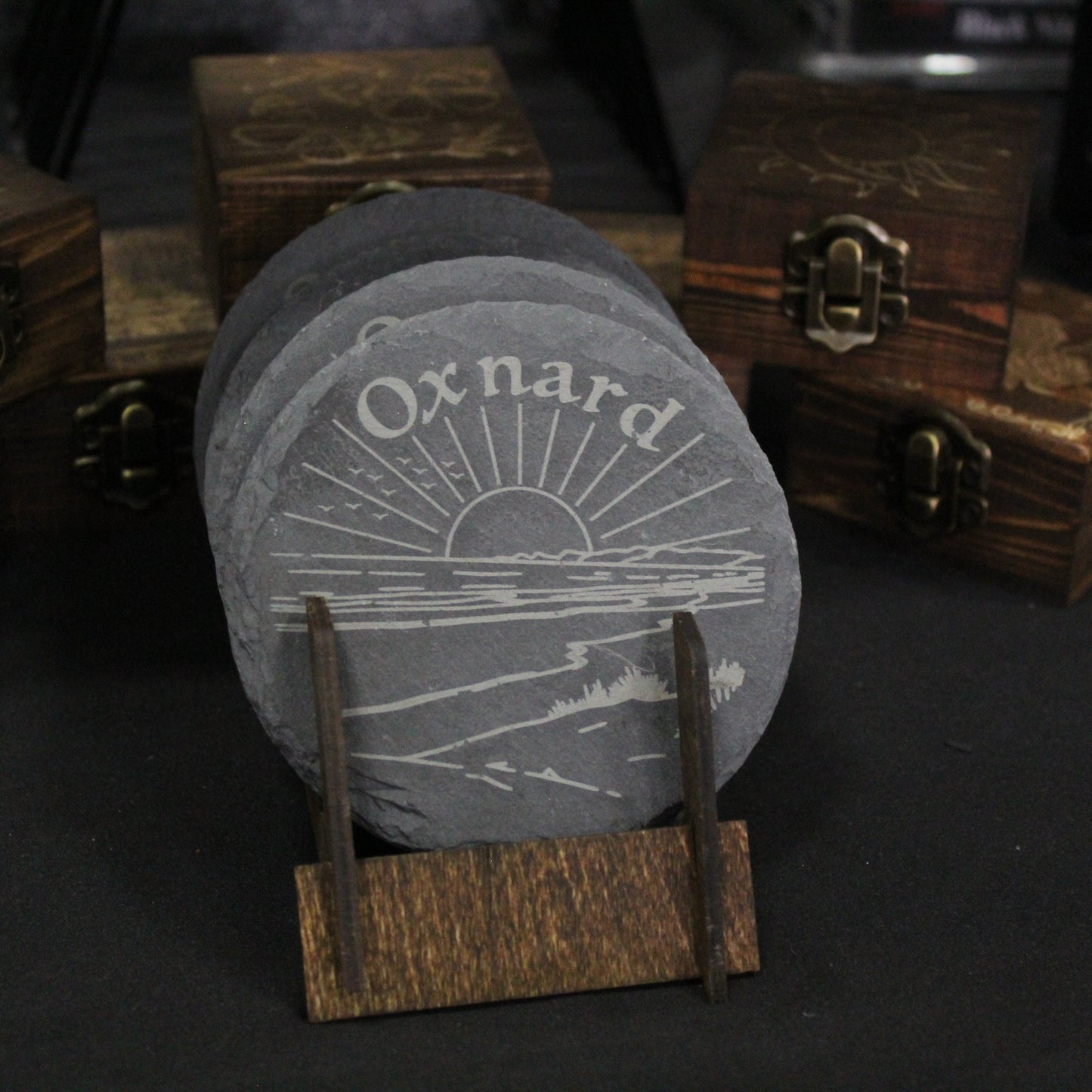 Southern Cali Stone Coaster Set