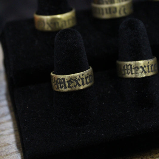 Engraved Mexico Rings