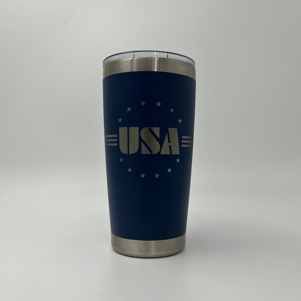American Culture Engraved Stainless Steel Tumblers