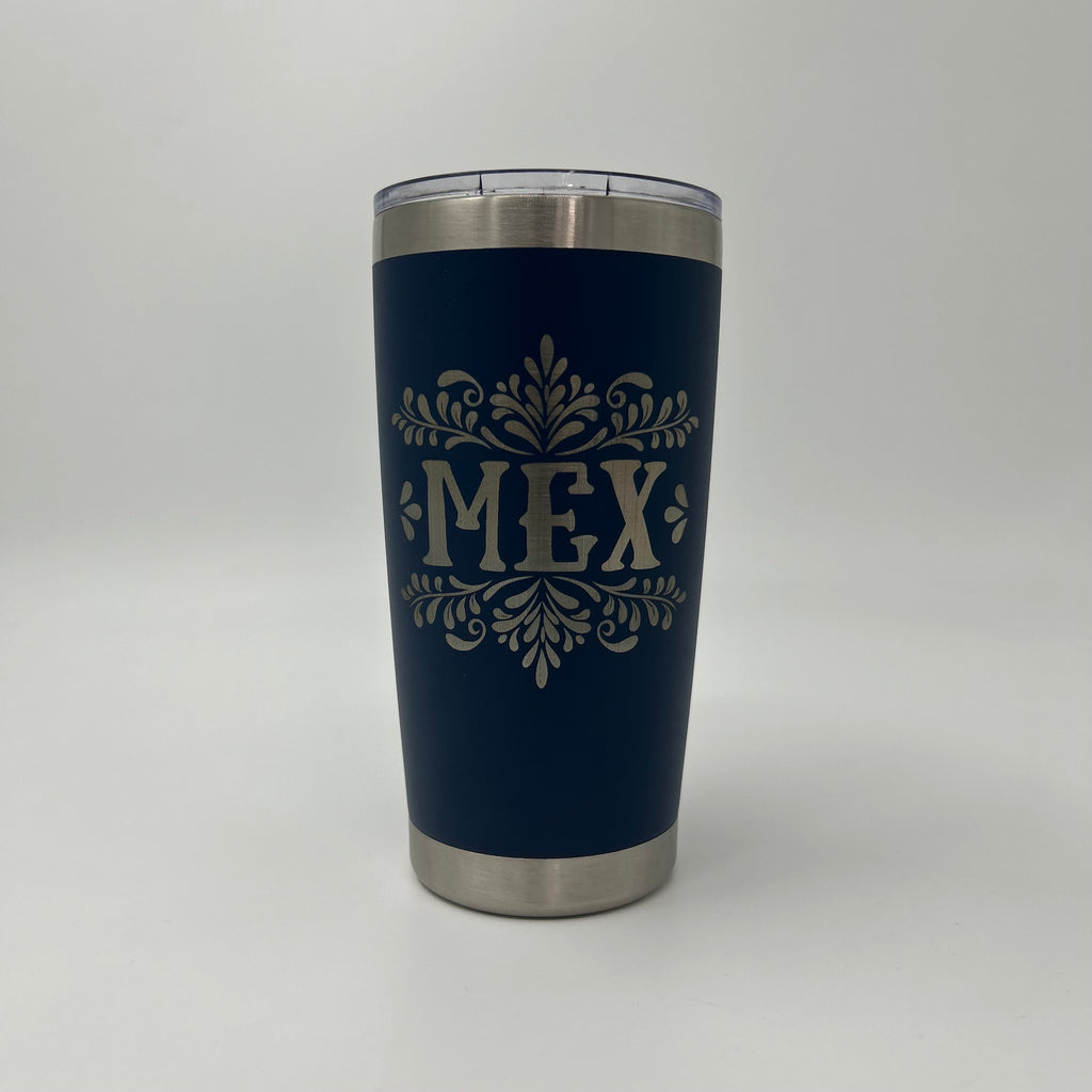 Mexican Culture Engraved Stainless Steel Tumblers