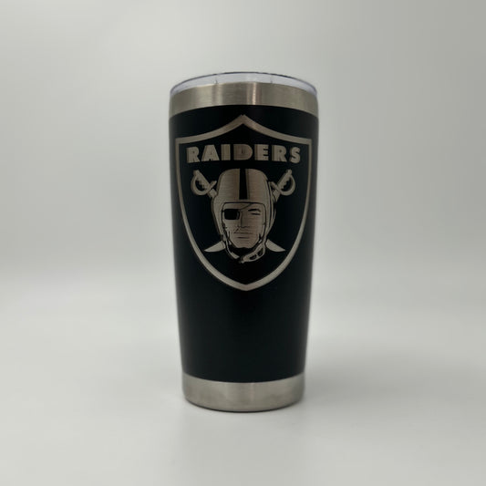 Football Team Engraved Stainless Steel Tumblers