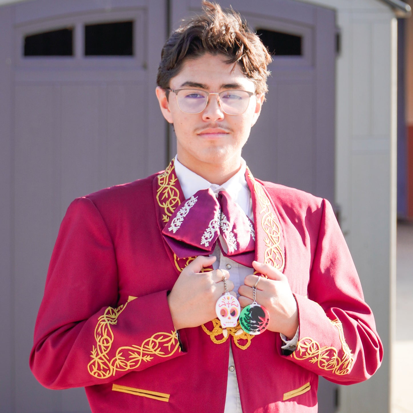 Calavera de Azucar Keychain