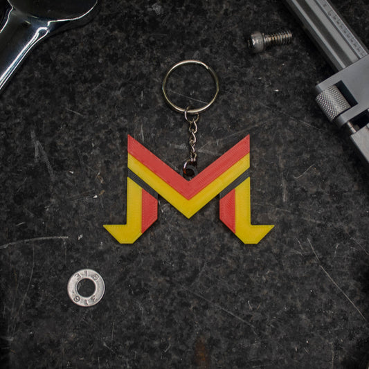 Metal Jacket Labs Logo Keychain