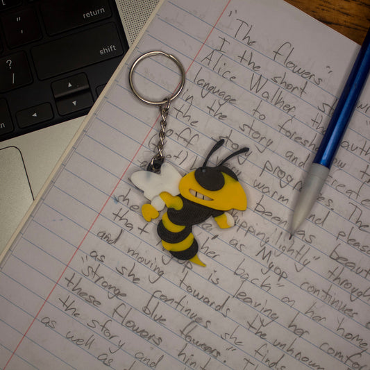 Oxnard High Yellow Jacket Keychain