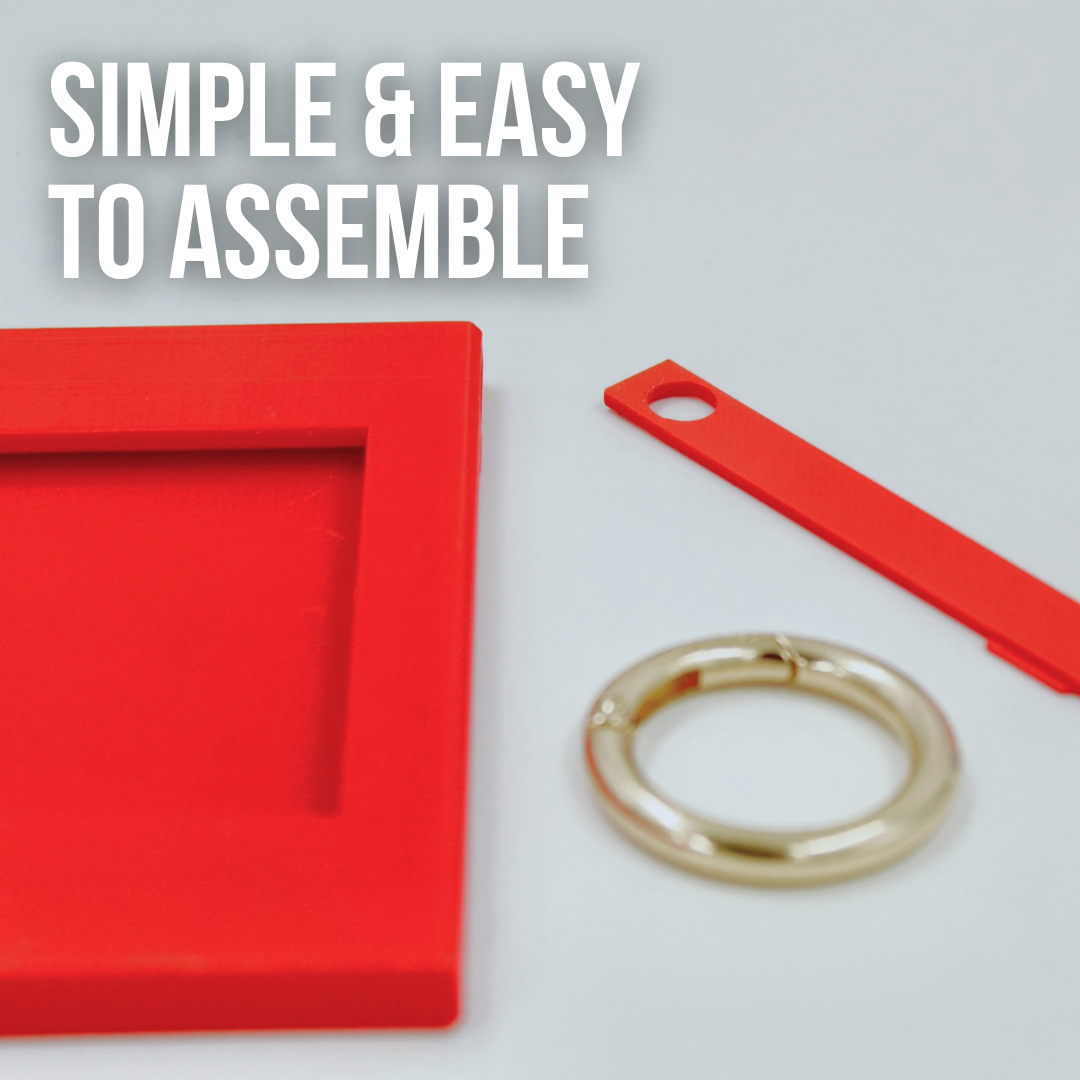 Polaroid Frame Keychain