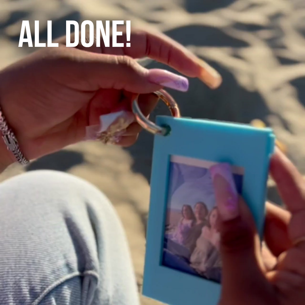 Polaroid Frame Keychain