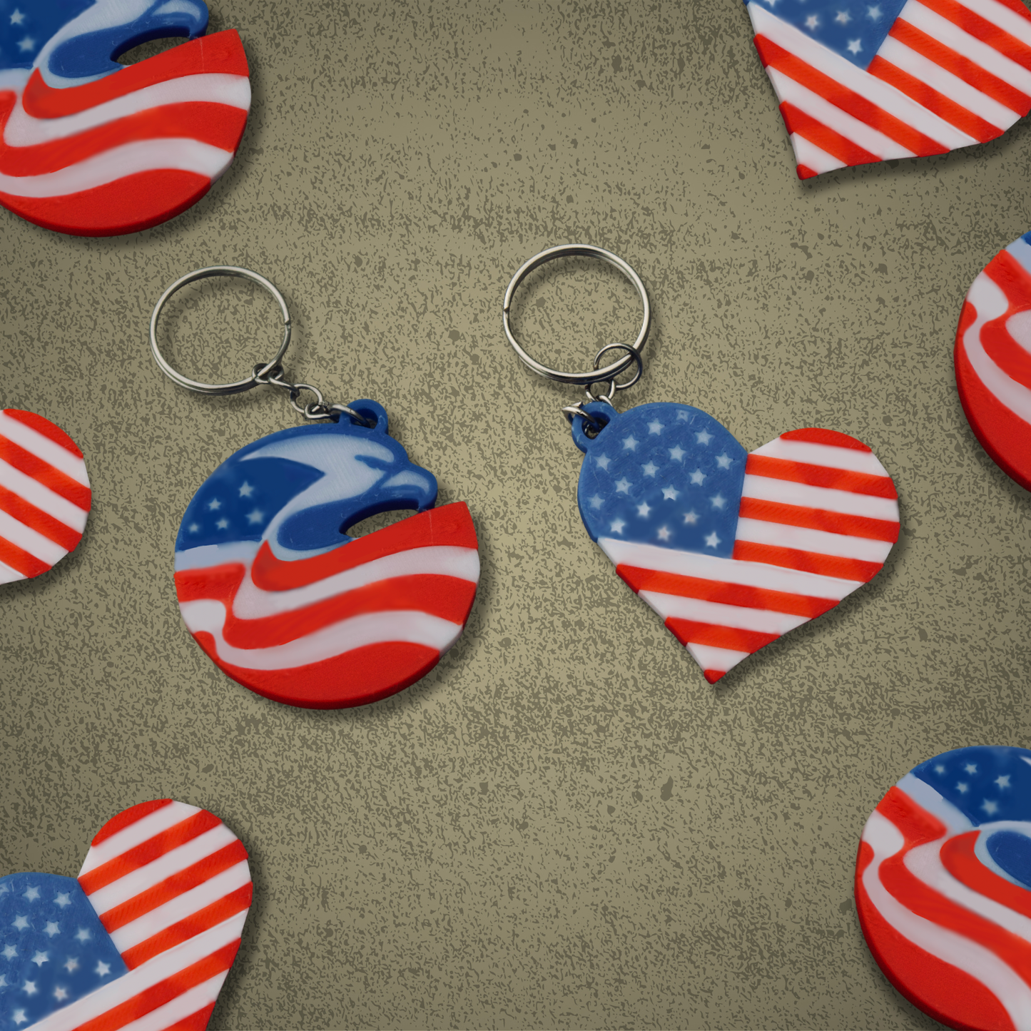 Land of the Free Keychains